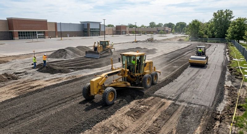 Parking Lot Gravel Repair in Atlanta, GA