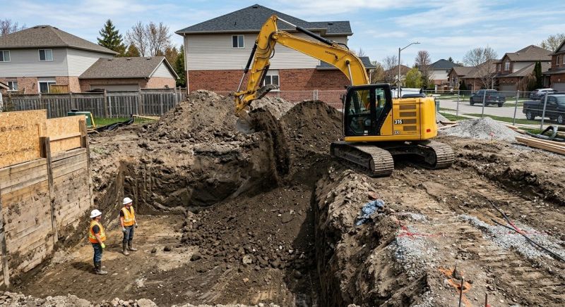 Foundation Excavation in Houston, TX