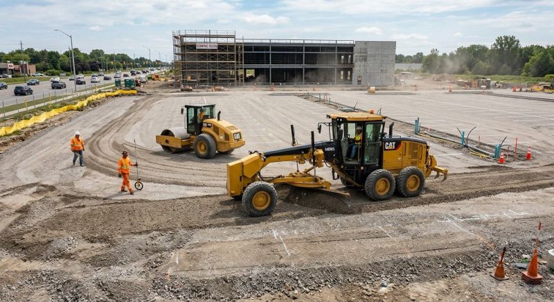 Parking Lot Excavation in Alpharetta, GA