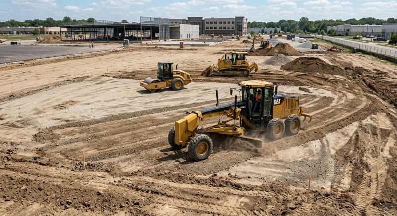 Parking Lot Leveling in Canton, GA