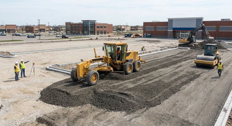 Parking Lot Leveling in Suwanee, GA